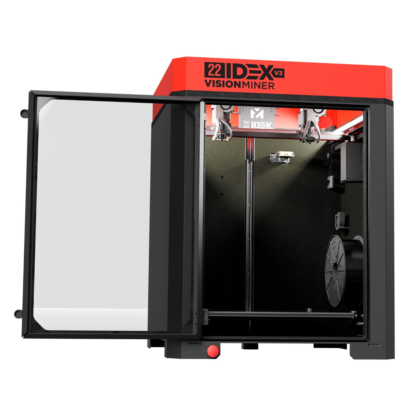 VISION MINER 22 IDEX V3 High-Temp Industrial Grade FDM 3D Printer 22IDEXV3