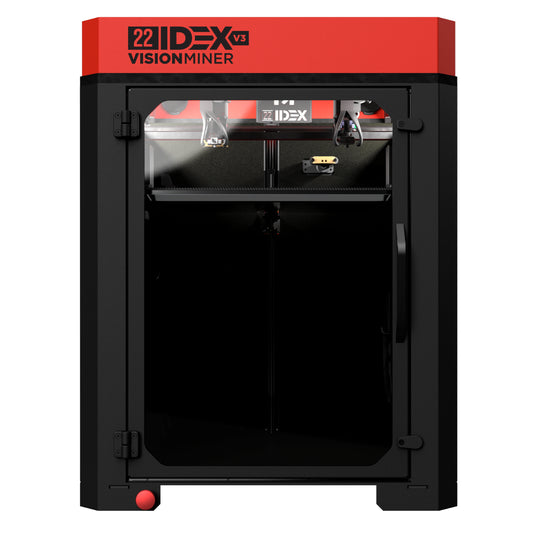 VISION MINER 22 IDEX V3 High-Temp Industrial Grade FDM 3D Printer 22IDEXV3