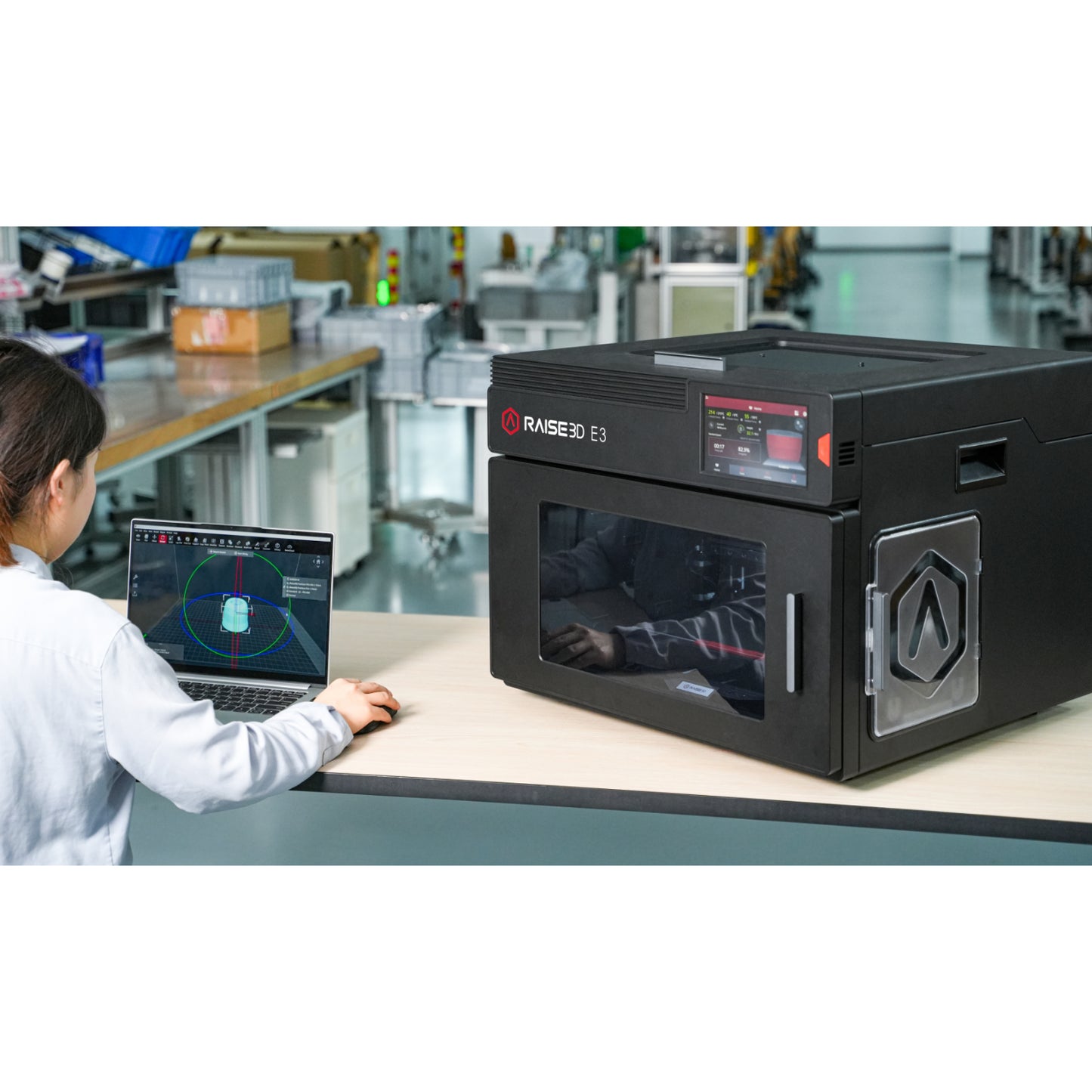 Raise3D E3 FDM IDEX 3D Printer 1.02.018.004A01