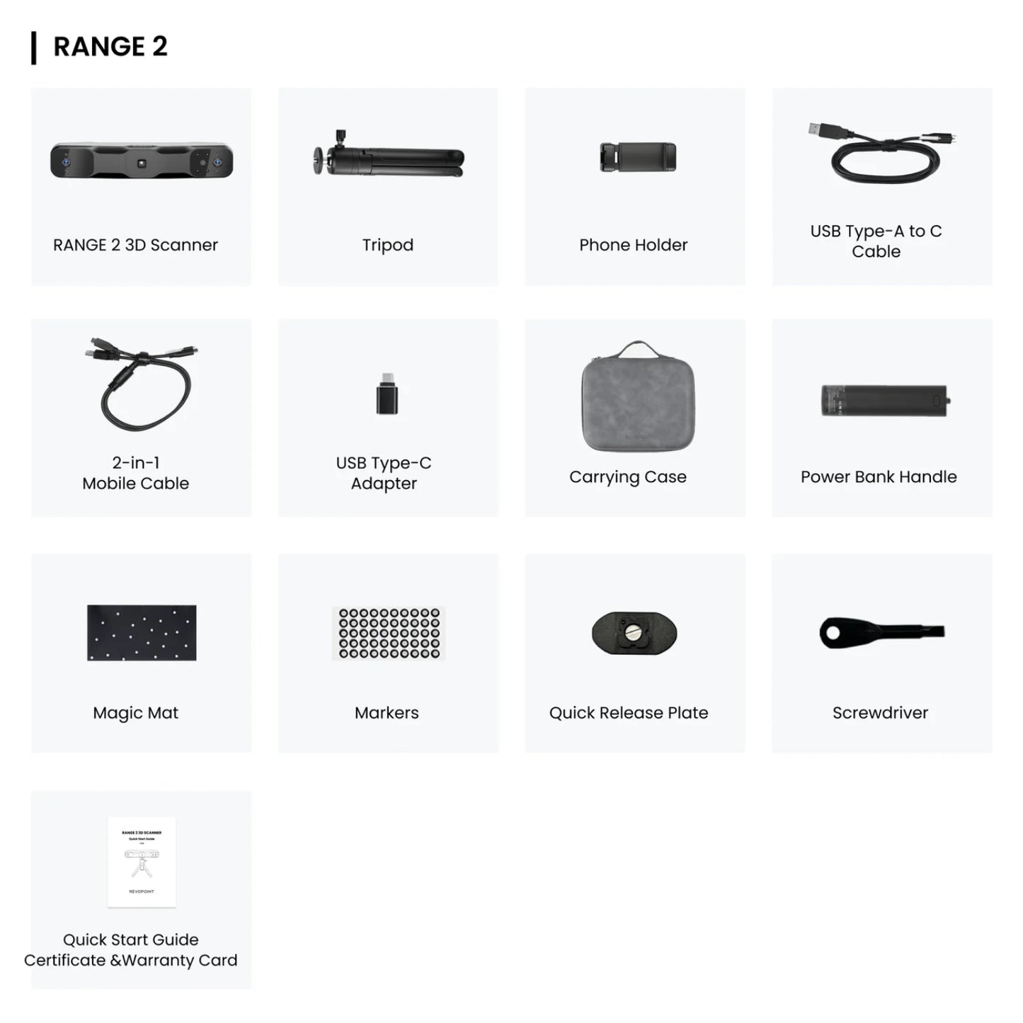 Revopoint RANGE 2 Full Body Handheld 3D Scanner RANGE2
