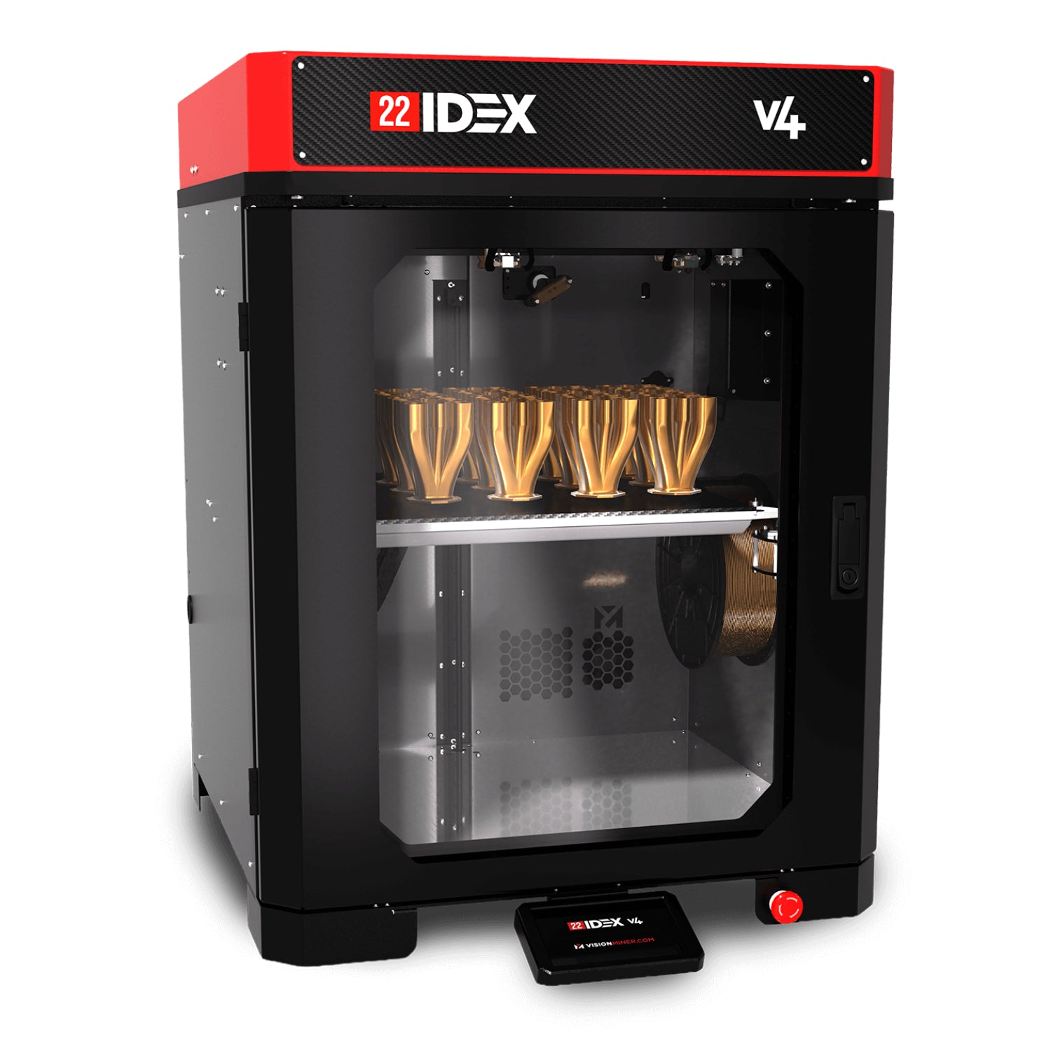 VISION MINER 22 IDEX v4 High-Temp Industrial Grade FDM 3D Printer