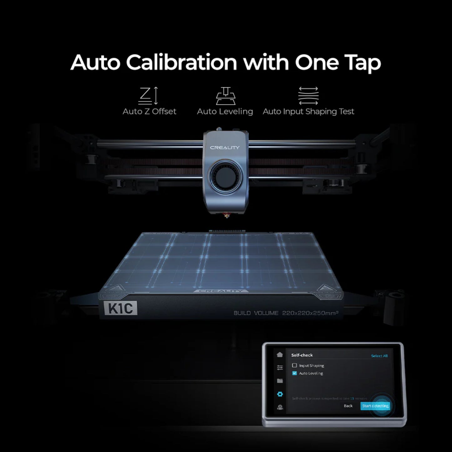 Creality K1C High-Speed FDM 3D Printer 1001060030