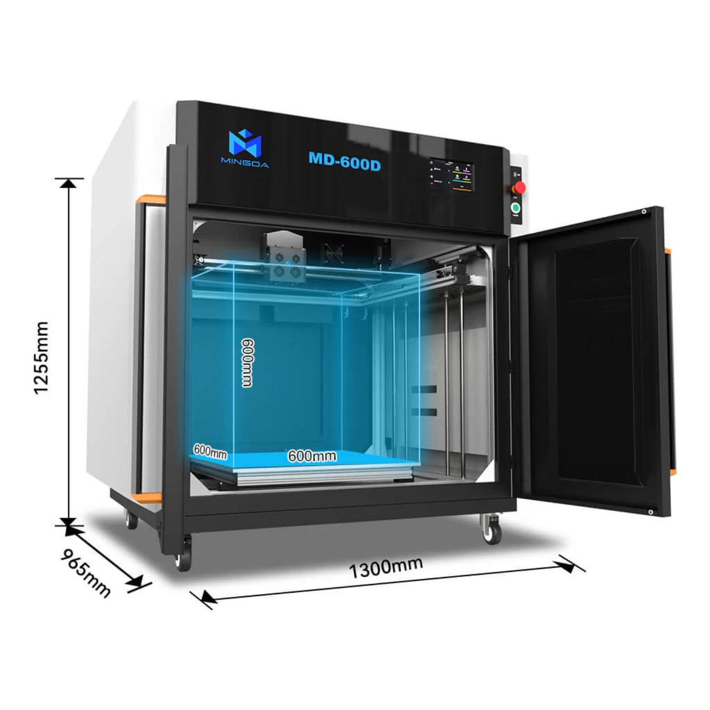 Mingda MD600D Large-Format FDM 3D Printer MD-600D