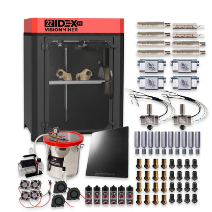 VISION MINER 22 IDEX V3 High-Temp Industrial Grade FDM 3D Printer 22IDEXV3
