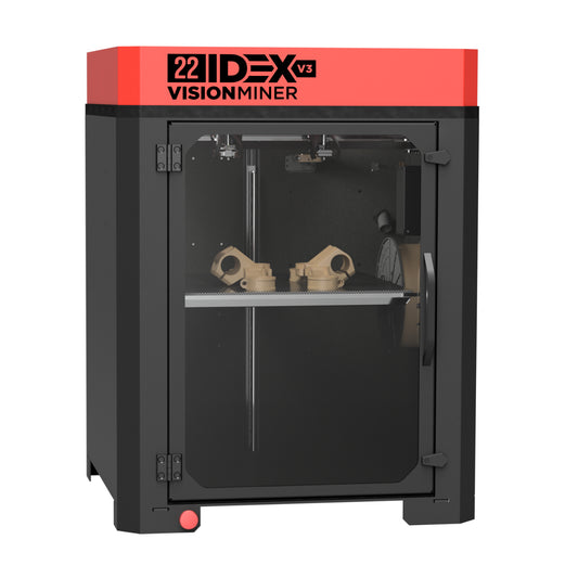 VISION MINER 22 IDEX V3 High-Temp Industrial Grade FDM 3D Printer 22IDEXV3