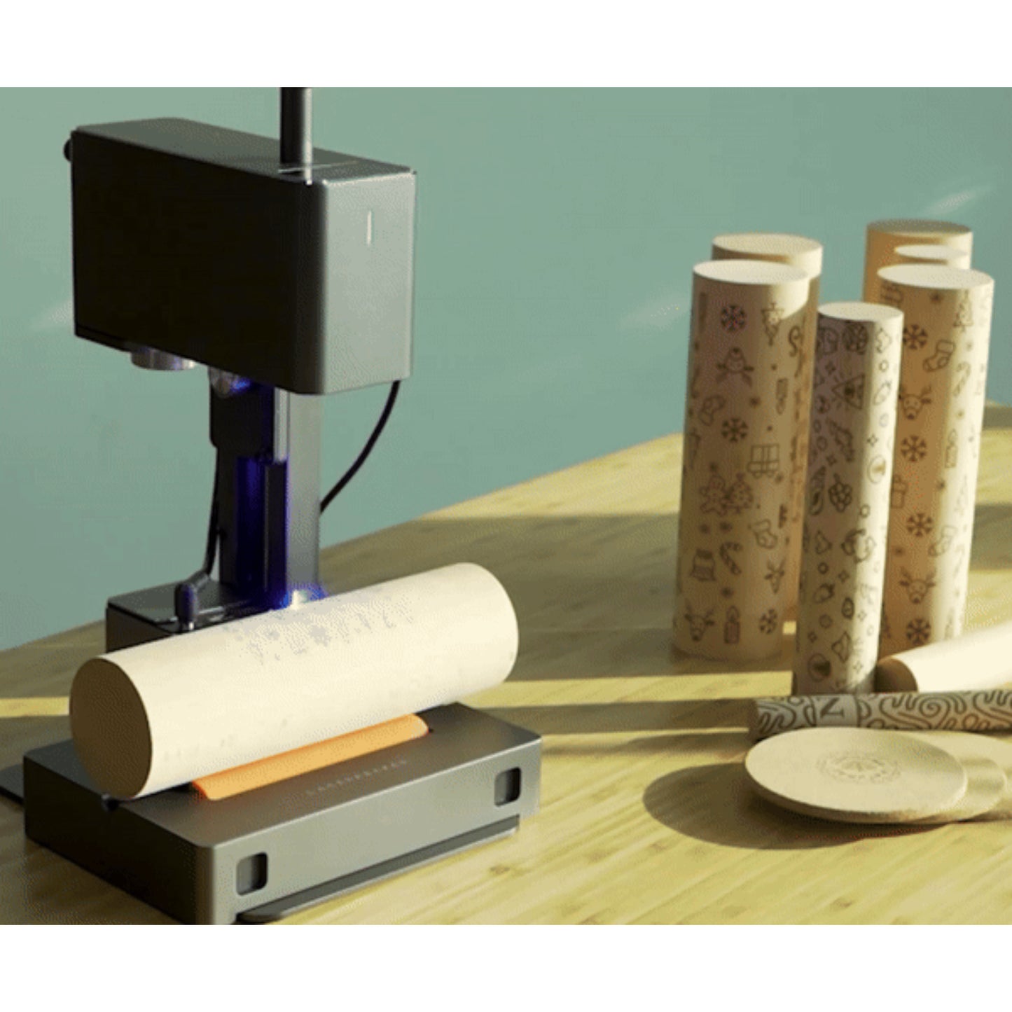 LaserPecker LP2 with Air Purifier Bundle [LP2+Air Purifier] LP2A