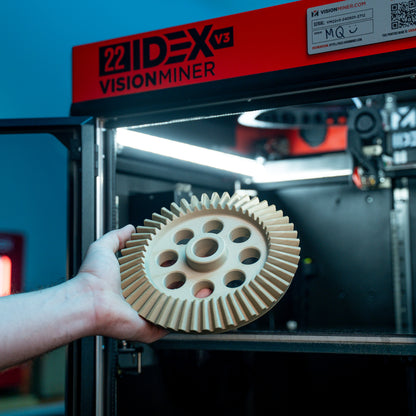 VISION MINER 22 IDEX V3 High-Temp Industrial Grade FDM 3D Printer 22IDEXV3