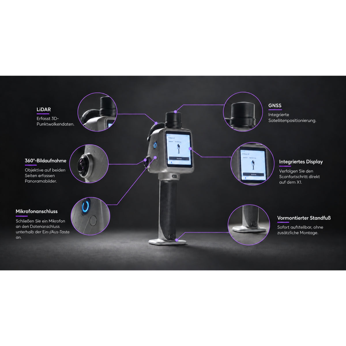 FJD Trion X1 SLAM LiDAR Scanner with Guided Reality Capture FJTX1