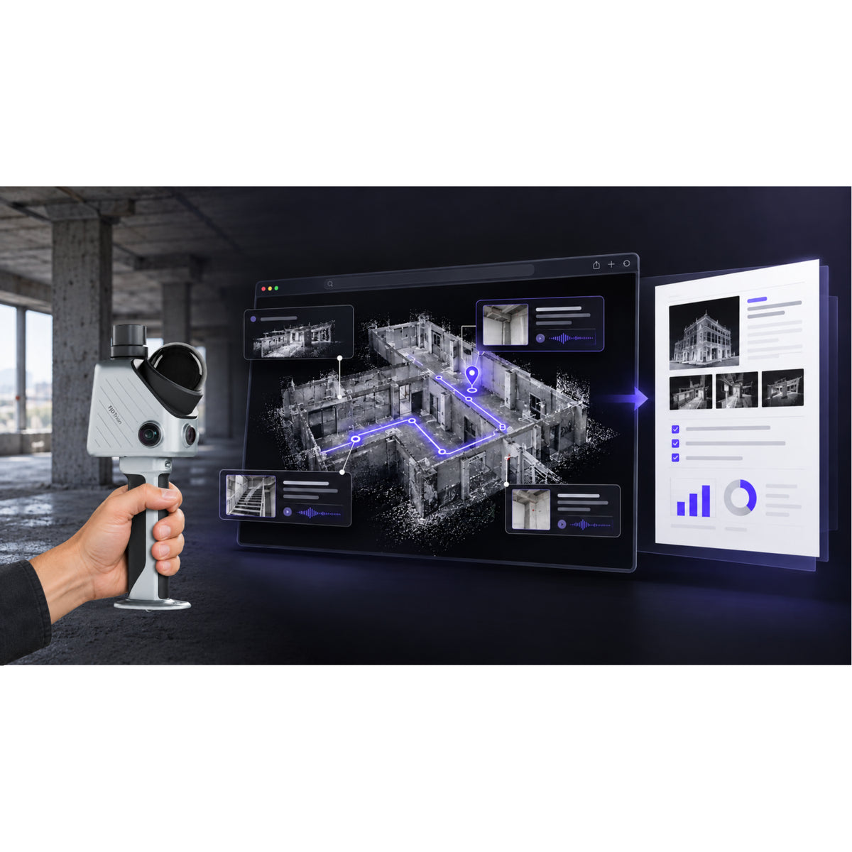 FJD Trion X1 SLAM LiDAR Scanner with Guided Reality Capture FJTX1