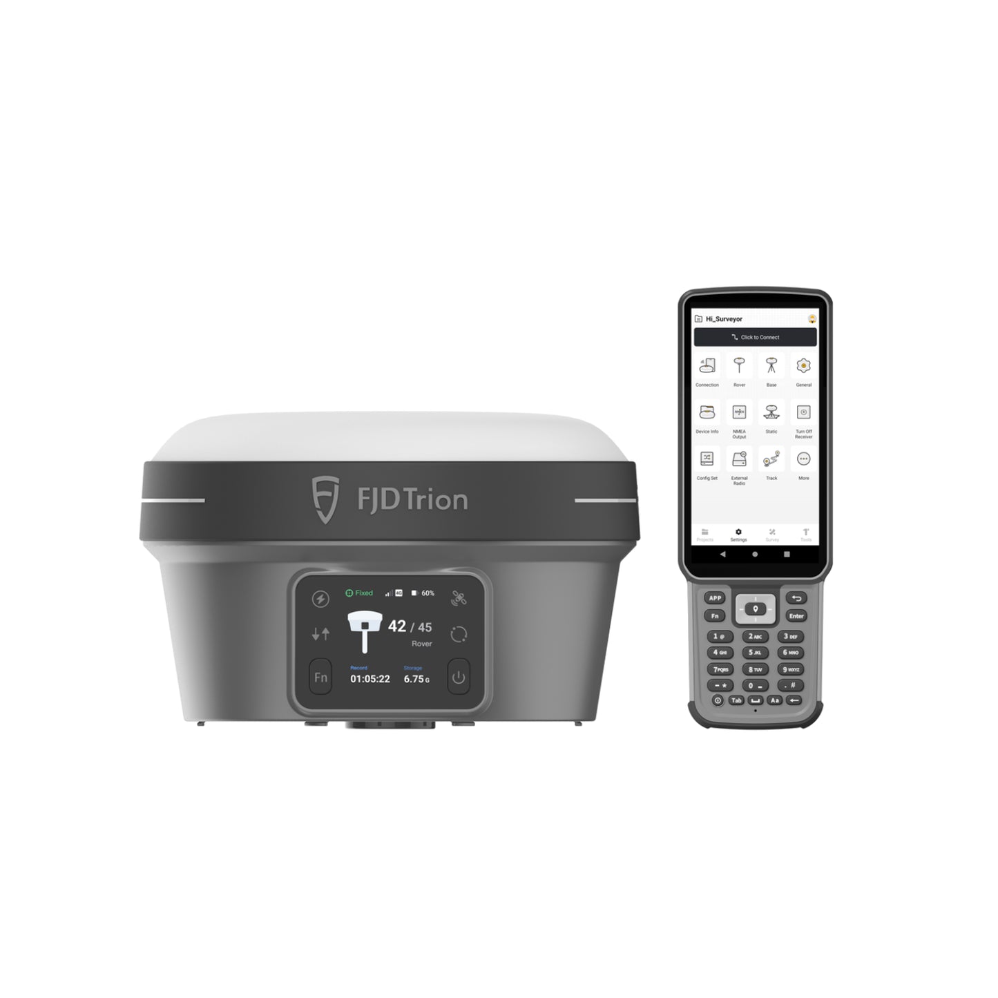 FJD V10i GNSS Rover, V10i RTK Rover, E600 Controller G