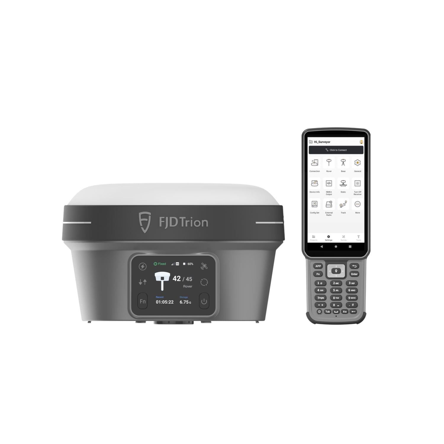 FJD V10i GNSS Rover, V10i RTK Rover, E600 Controller G