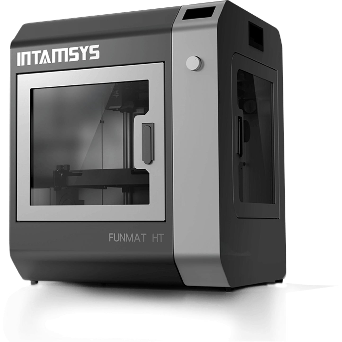 INTAMSYS FUNMAT HT high-temperature PEEK 3D printer with enclosed heated chamber and industrial-grade FFF printing capability