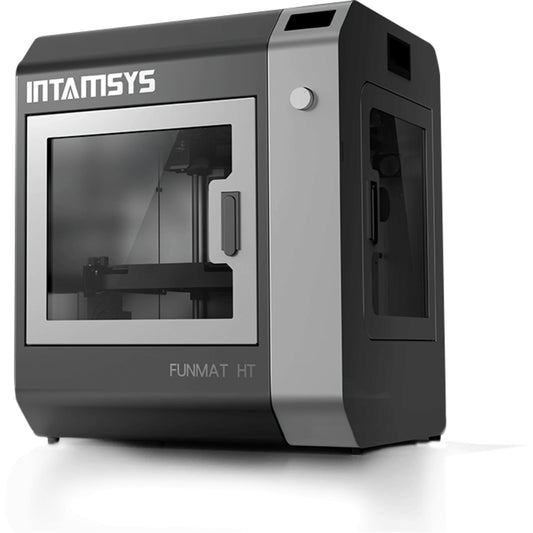 INTAMSYS FUNMAT HT high-temperature PEEK 3D printer with enclosed heated chamber and industrial-grade FFF printing capability