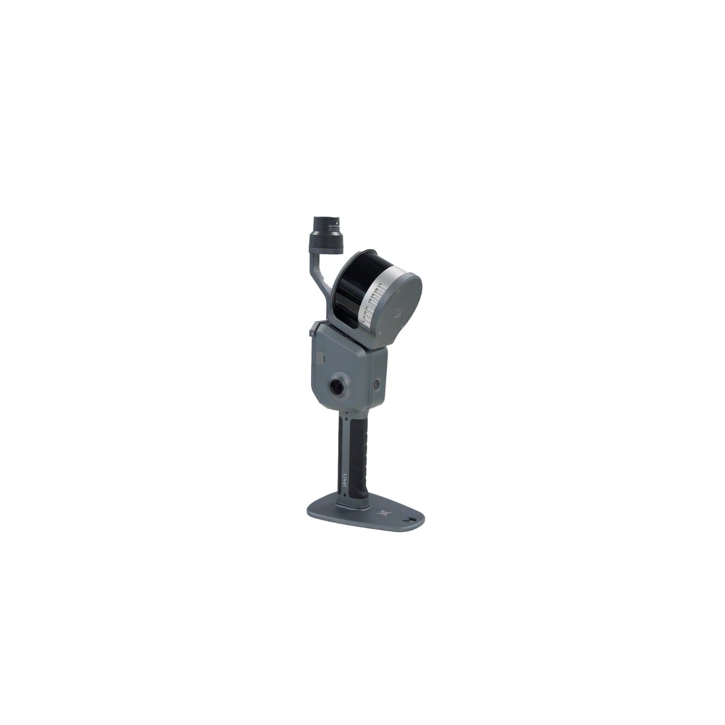 side view of XGRIDS L2 Pro standard RTK kit with GNSS module and antenna for survey-grade positioning attached to the XGRIDS L2 Pro