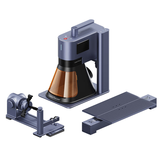 LaserPecker 5 [LP5+Rotary+Slide] Deluxe Version Laser Engraver LP5DVL