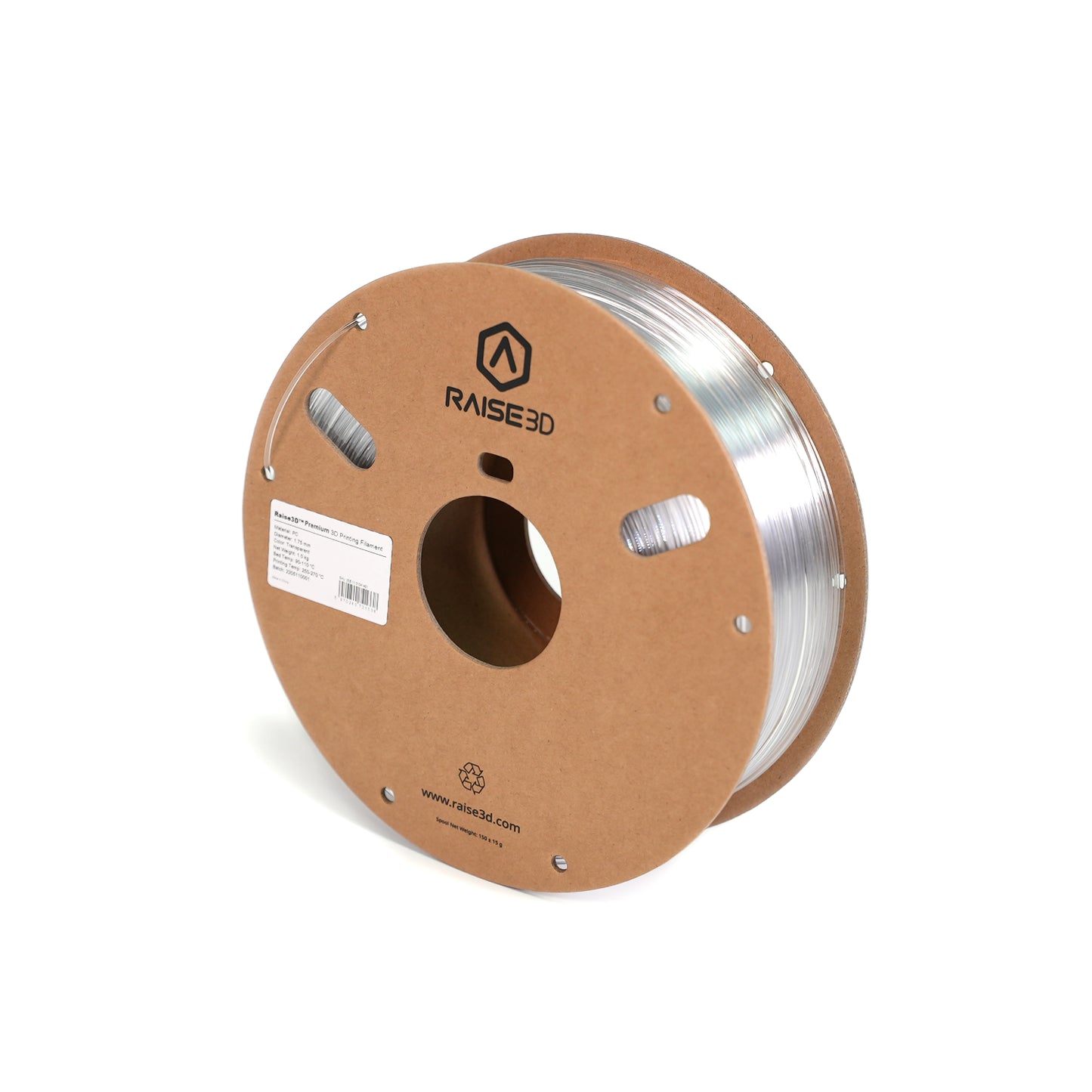 Raise3D Premium PC 1.75 mm / 1 kg Filament 5.11.01039A01