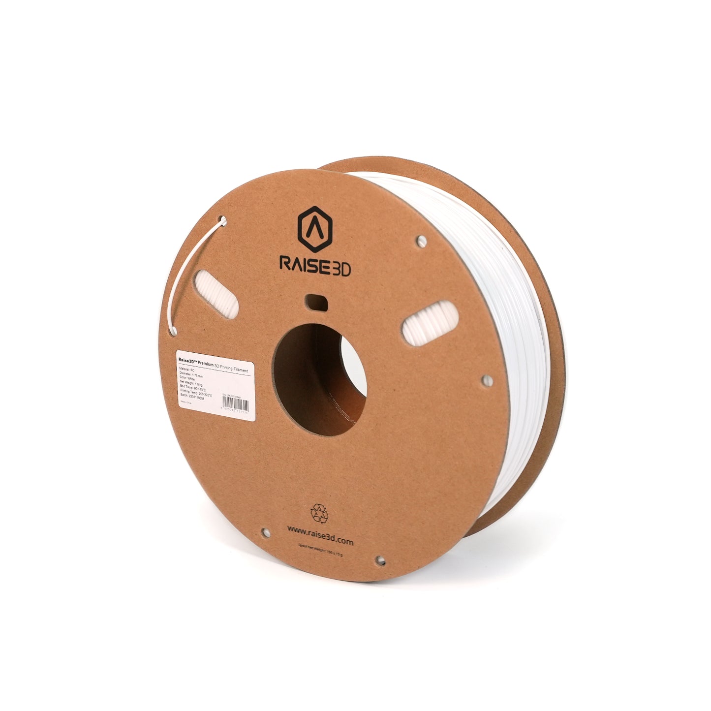 Raise3D Premium PC 1.75 mm / 1 kg Filament 5.11.01039A01