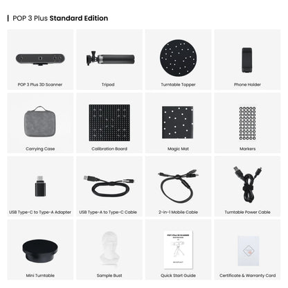 Revopoint POP 3 Plus Standard Edition 3D Scanner POP3 PLUS-STANDARD