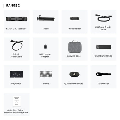 Revopoint RANGE 2 Full Body Handheld 3D Scanner RANGE2