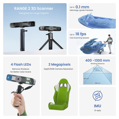 Revopoint RANGE 2 Full Body Handheld 3D Scanner RANGE2