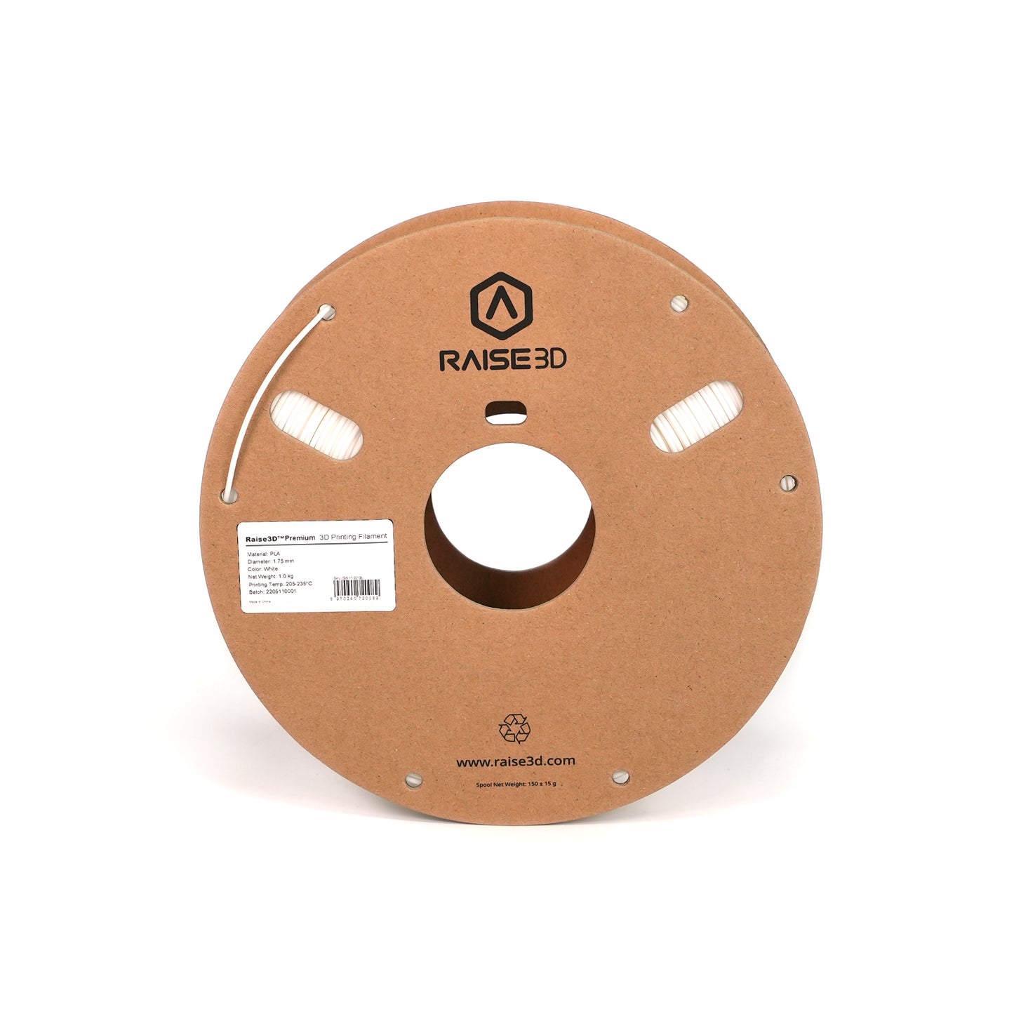 Raise3D Premium PLA Filament 1.75 mm / 1 kg 5.11.00103