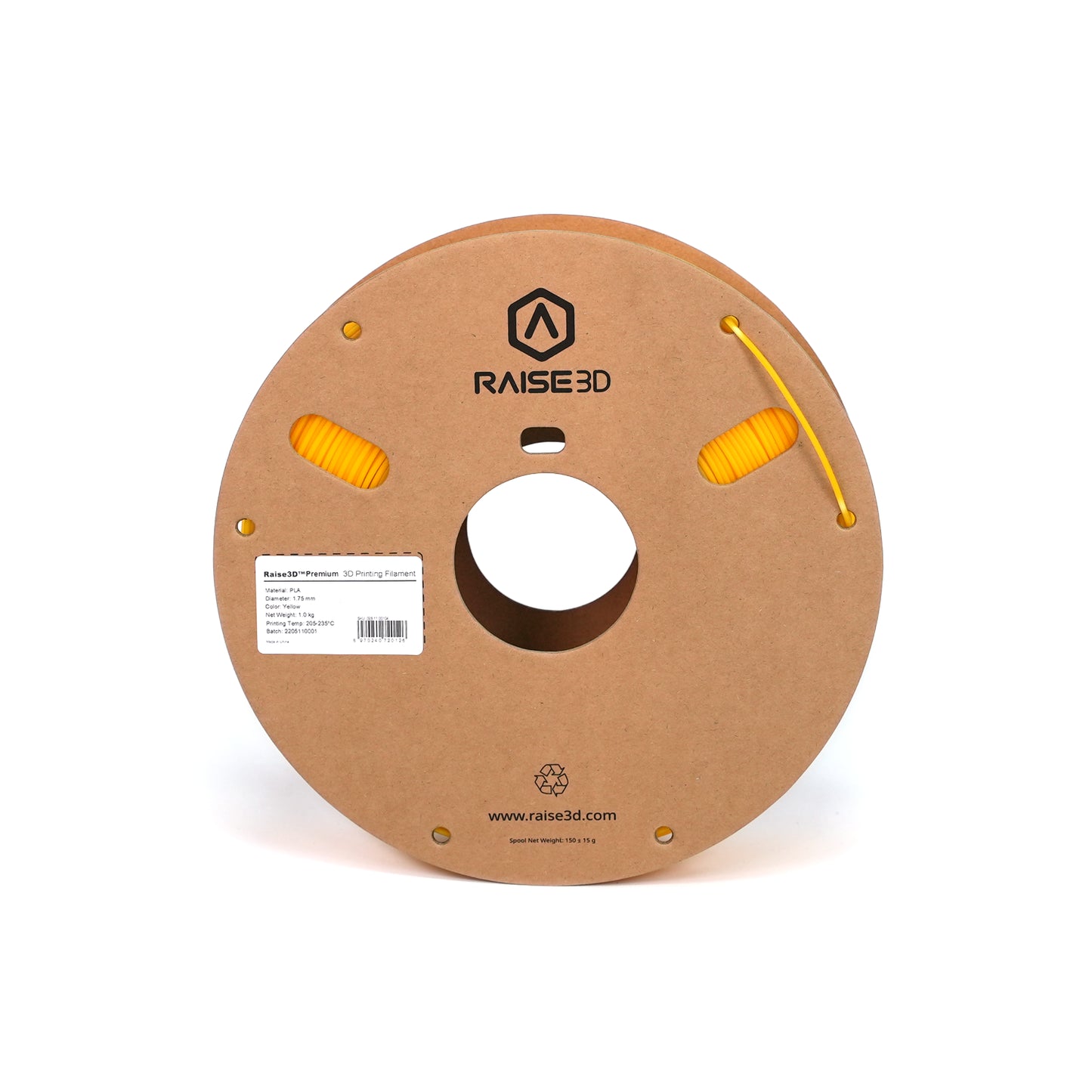 Raise3D Premium PLA Filament 1.75 mm / 1 kg 5.11.00103