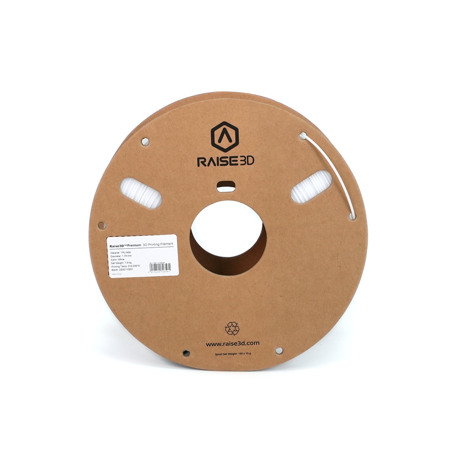 Raise3D Premium TPU-95A 1.75 mm / 1 kg Filament 5.11.01078A01