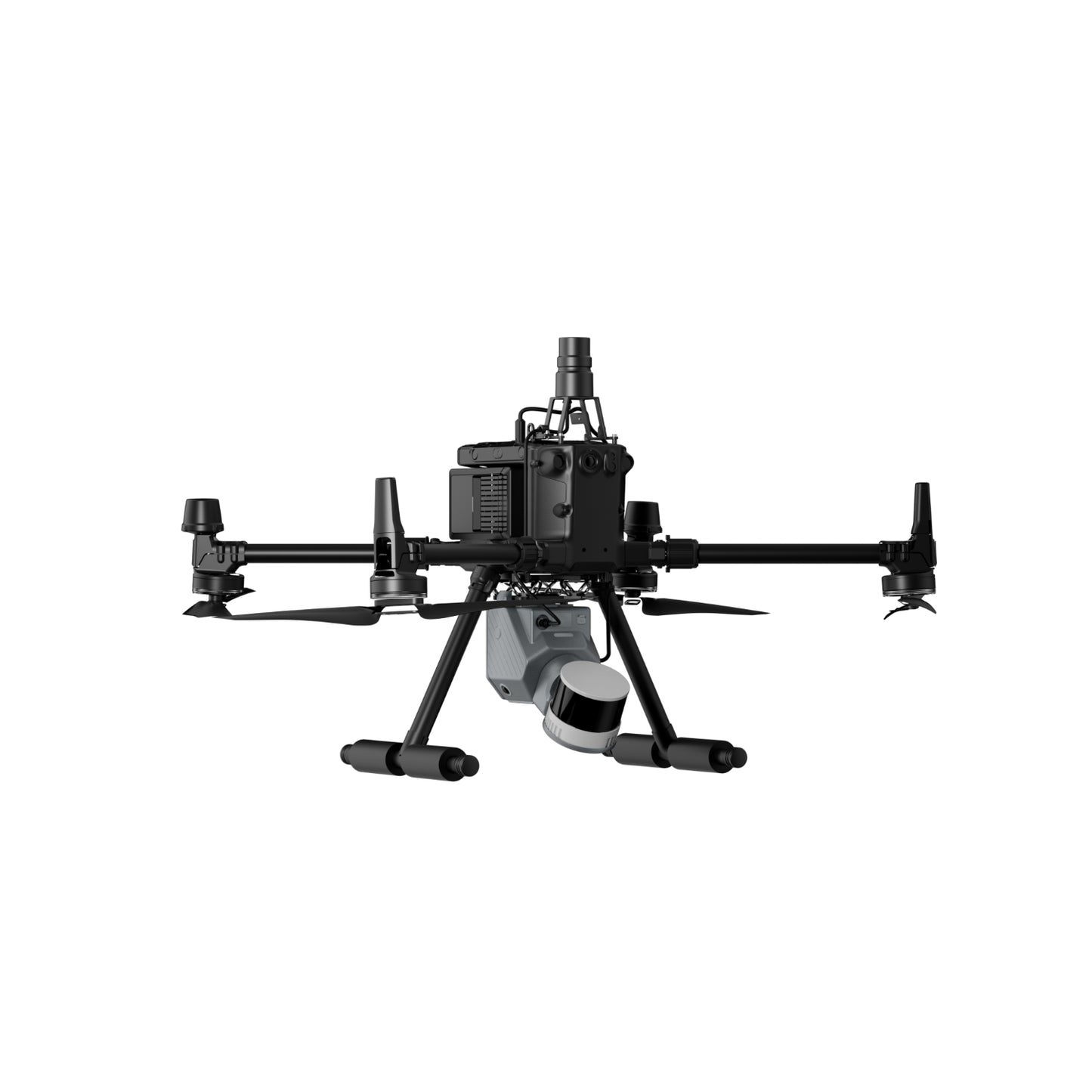 FJ Dynamics Trion S2 attached to DJI Drone  using the FJ Dynamics Trion S2 Drone Mount with RTK module for aerial surveying
