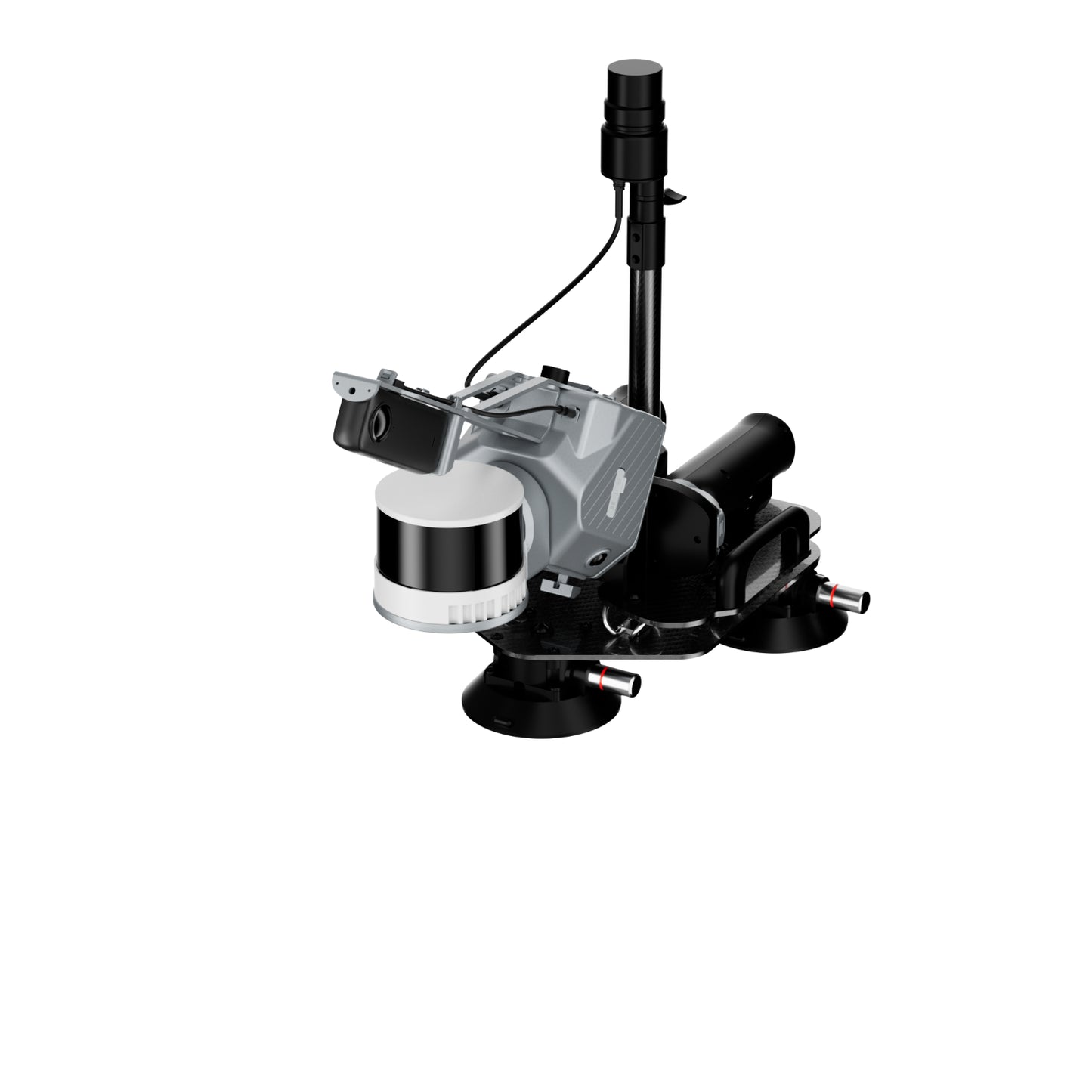 FJ Dynamics Trion S2 Car Mount – stable quick-detach GNSS mount for vehicle-based RTK surveying