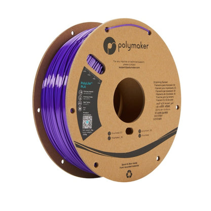 [RM-PL0378] Polymaker PolyLite PLA Filament (1.75 mm, 1 kg Spool, Silk Purple)