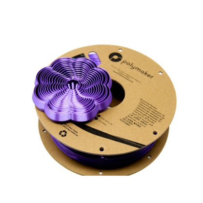 [RM-PL0378] Polymaker PolyLite PLA Filament (1.75 mm, 1 kg Spool, Silk Purple)