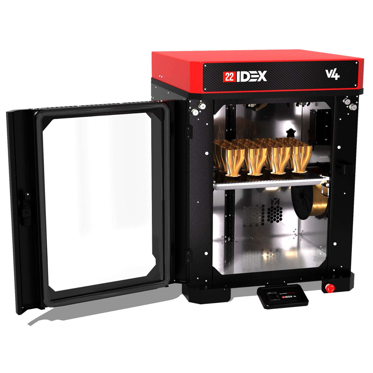 VISION MINER 22 IDEX v4 High-Temp Industrial Grade FDM 3D Printer 22IDEXV4
