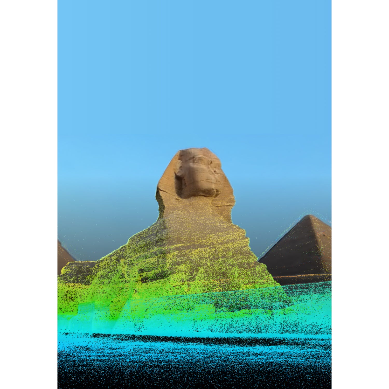 Ancient Greek structures scanned with XGRIDS machines and the point cloud and colorised image data shown on XGRIDS LCC Studio software