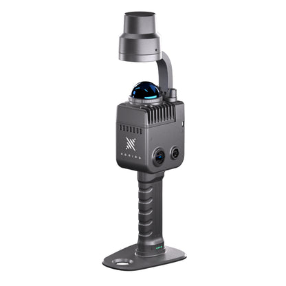 front right side step view of XGRIDS Lixel K1 with RTK module turned on