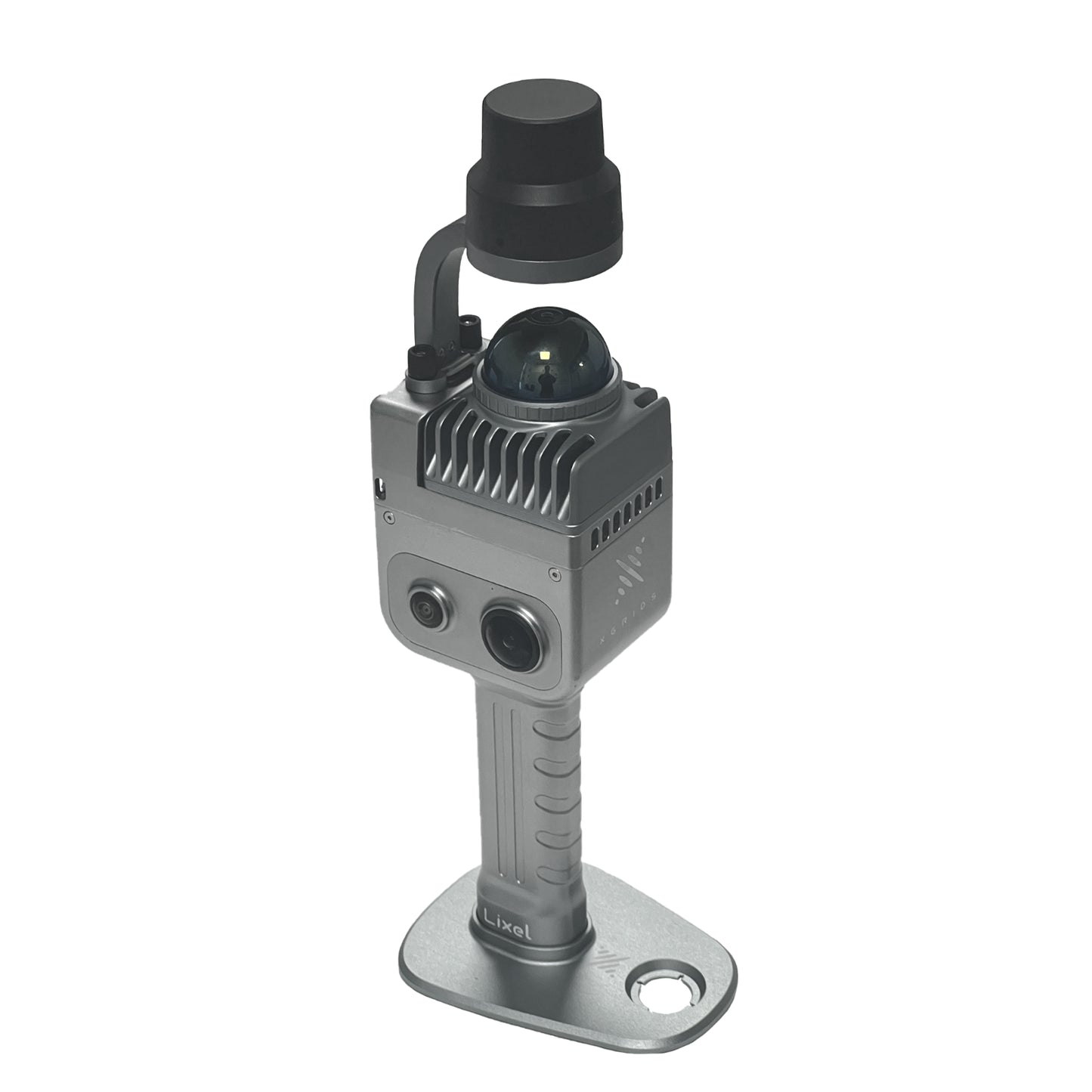 top elevated view of XGRIDS Lixel K1 with RTK module 
