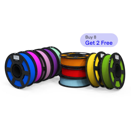 MakerBot Sketch PLA Filament (Buy 8, Get 2 Free) Rainbow 10 Pack  9800119